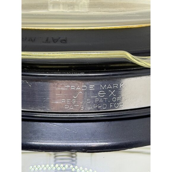 Vintage Silex Clear Glass Syphon Coffee Maker Double Bubble Chrome Band 10.5" - Picture 4 of 8